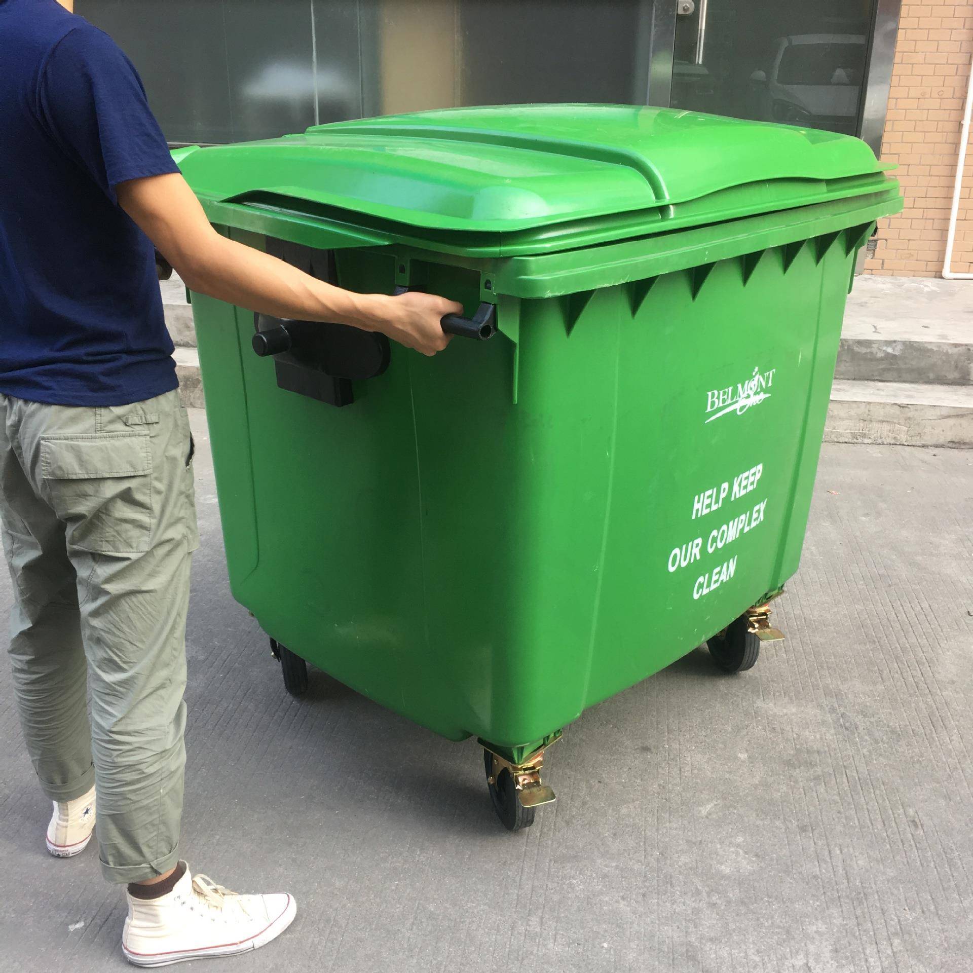 厂家660直供可垃圾桶升街道移动环卫清箱洁桶大垃圾车