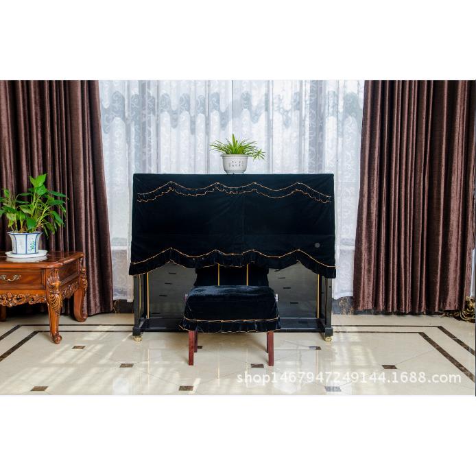 厂家销售新款上市金绒打SWX边开门半丝罩琴钢尘防罩套装