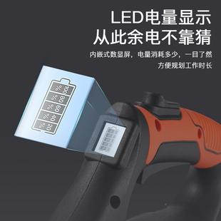 折叠电机动UFZ割草小充电式家型用多功能农用收割打草锄草锂电除