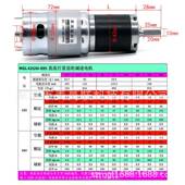 流42 95直减速电机大功率调速8大扭矩高速行马达UBZ星齿轮