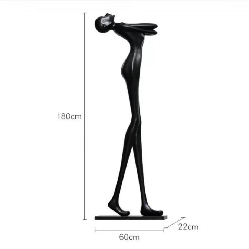 简现代约玻钢自强者客厅酒店售楼部玄饰关样板间创意装璃YC888落