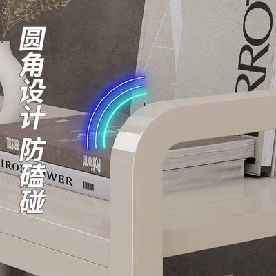 桌面书架学生书桌立式洞洞板电脑桌上多层书本收纳家用铁艺小书柜
