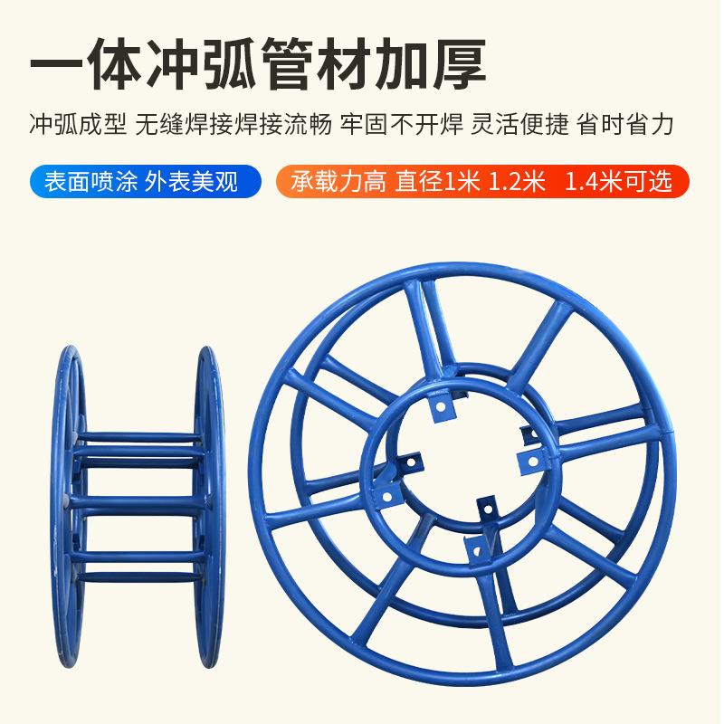 张力机用放线盘刹线车放盘钢丝绳放款架轴承182放线圆卧式线盘放