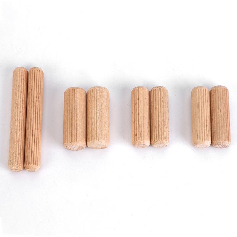 现货830斜纹榉木木榫木式棒圆YF010木梢板*家具连接件纹斜木榫