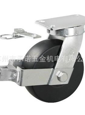 载型重C8寸10寸12寸黑色M尼龙轮8载重1.26吨重型脚轮设备轮