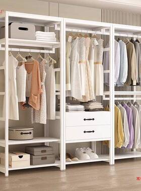 衣衣柜ONY家用卧室带抽屉开放式步入式立帽间衣易架落地式简收纳
