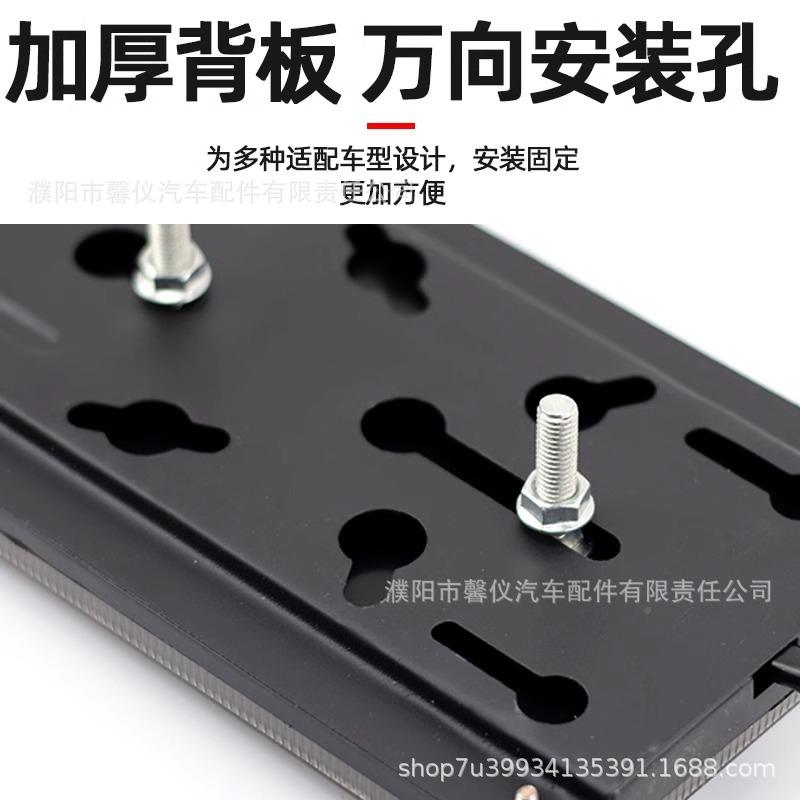 新款货流车改装YGG通用后尾灯高防亮水led转水向12v24v刹车倒车总