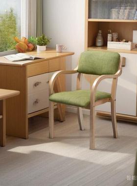 时尚简约老家NNL木日式实曲木椅会议椅书房椅电脑靠扶手养院背椅