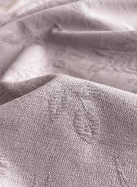 双层纱全棉纯棉双套床四上用人品件AAO套床单被被罩提花单人三件