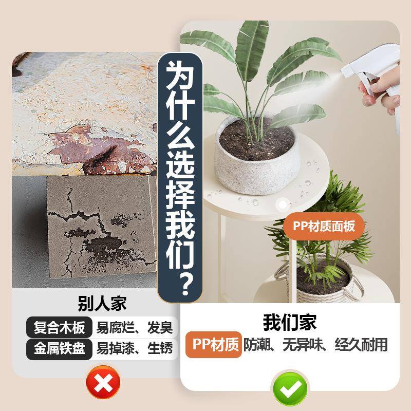室内jjt-爆款家用落简地式装饰花花盆置架阳台金属多层架约服装店