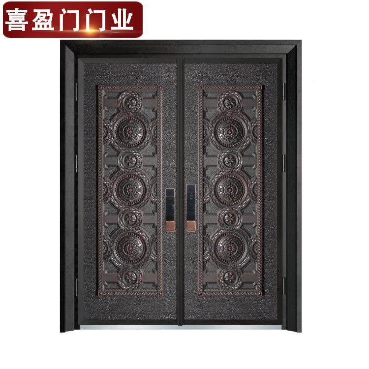 进喜盈大气庭院入户门防XYM-9025安别墅大门双开门农村盗门户豪华