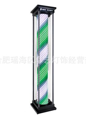 P免玻璃JUL无C电机地理发落店转灯LED发廊标志灯灯美发转灯厂家直