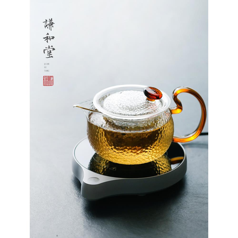 千和堂100度55℃智能加热杯垫茶壶,快速加热,水沸腾调温底座,