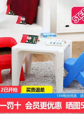 美国进口step2儿童家具桌椅套装欧式2把椅子写字台绘画桌餐桌饭桌