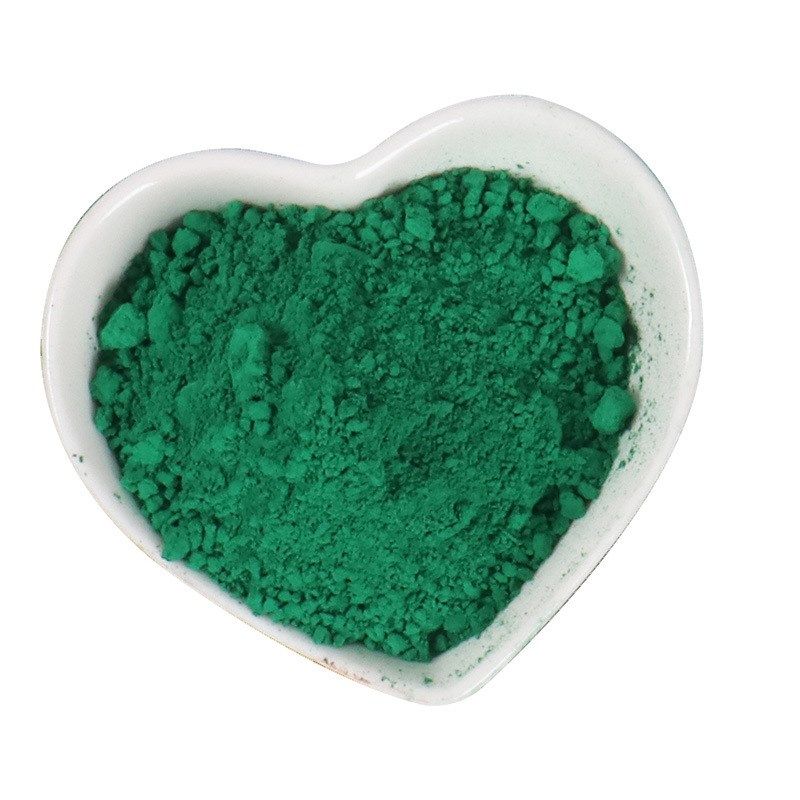 氧化铁绿彩色混凝土用铁绿835涂料塑料用草绿色颜料地坪绿染色粉