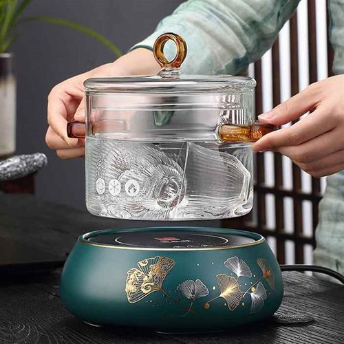 明火直烧耐高温高硼硅透明玻璃煮汤锅带盖泡面碗双耳养生煲粥炖锅