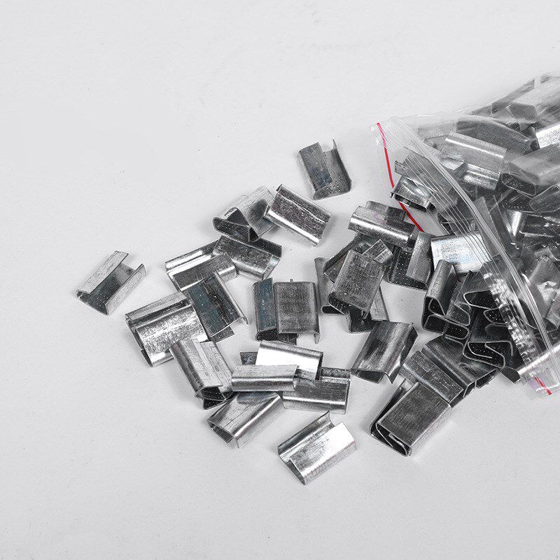 塑钢打包扣 19扣1608塑钢扣镀锌打包扣pet塑钢扣塑钢带打包扣