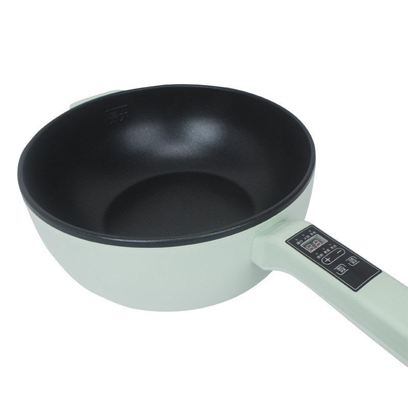 电煮锅宿舍小家电多功能电煮锅炒菜锅大功率家用预约定时电火锅