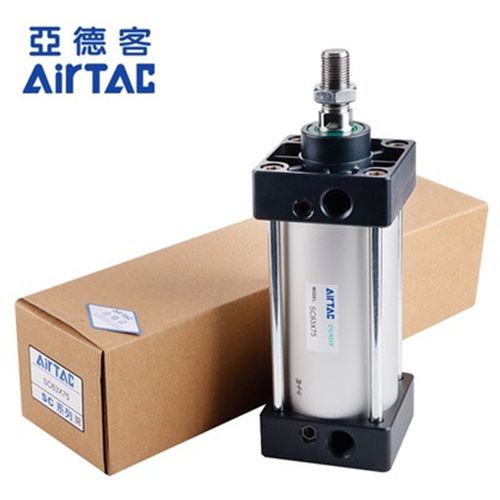 亚德客大推力缸径拉杆气缸SC160*50X75/100/150/200/250/300/400S