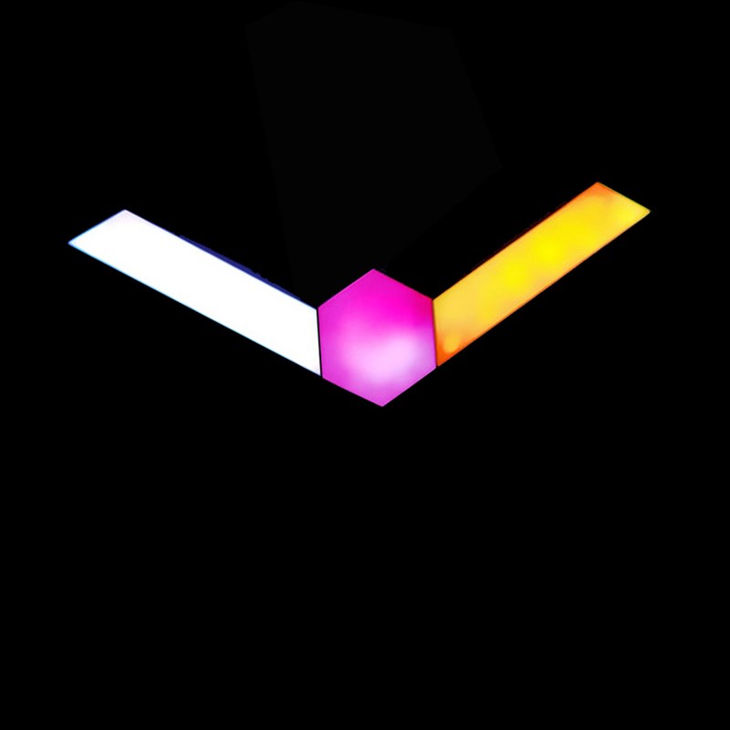 专BL-TP50S室内壁灯梯形遥控拼接模块灯游戏室电竞室幻彩拾音灯