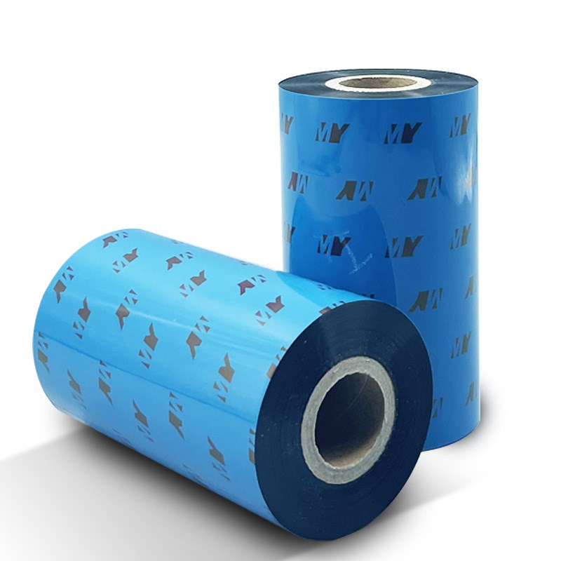 直供混合基条码碳带现货热转印打印机色带铜版纸耗材