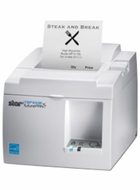 SATR TSP100III热敏小票打印机TSP143III前台收银80mm小票打印机