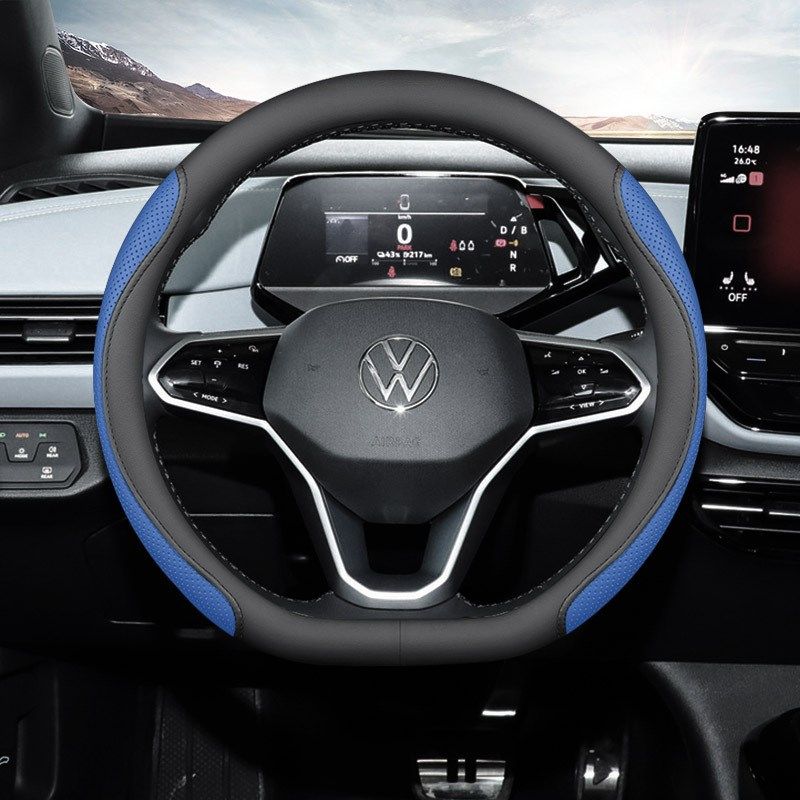 适用大众新宝来迈腾速腾朗逸帕萨特凌渡途观L途/探岳ID3方向盘套
