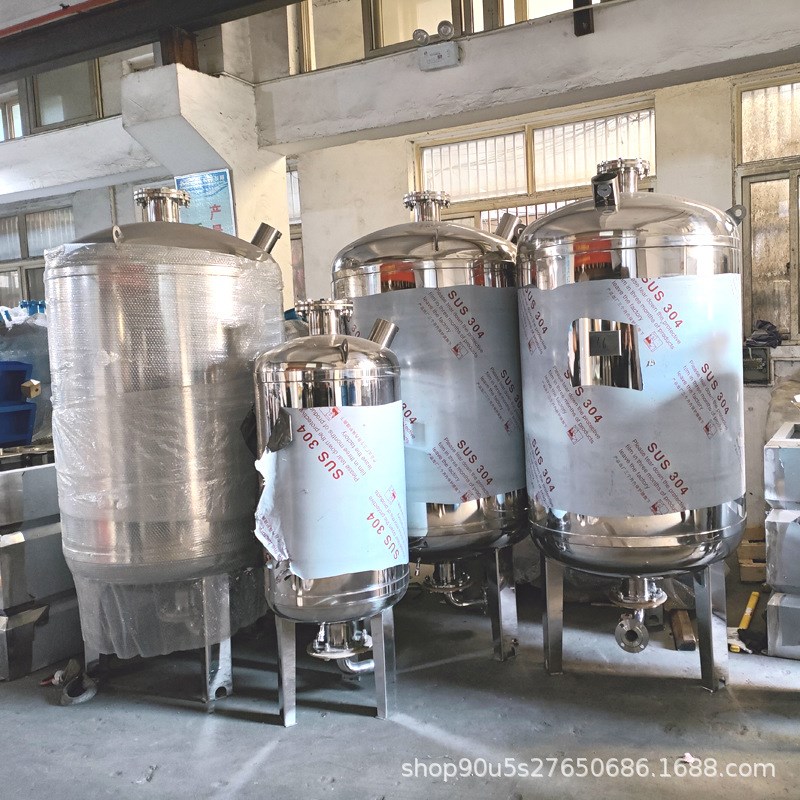 304不锈钢气压罐稳压罐SQL600*1.0隔膜式气压罐SQL600*1.6