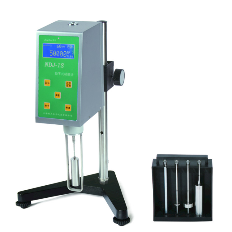 上海精天NDJ-4S数字粘度计旋转数显便携式液体油漆涂料黏度测试仪