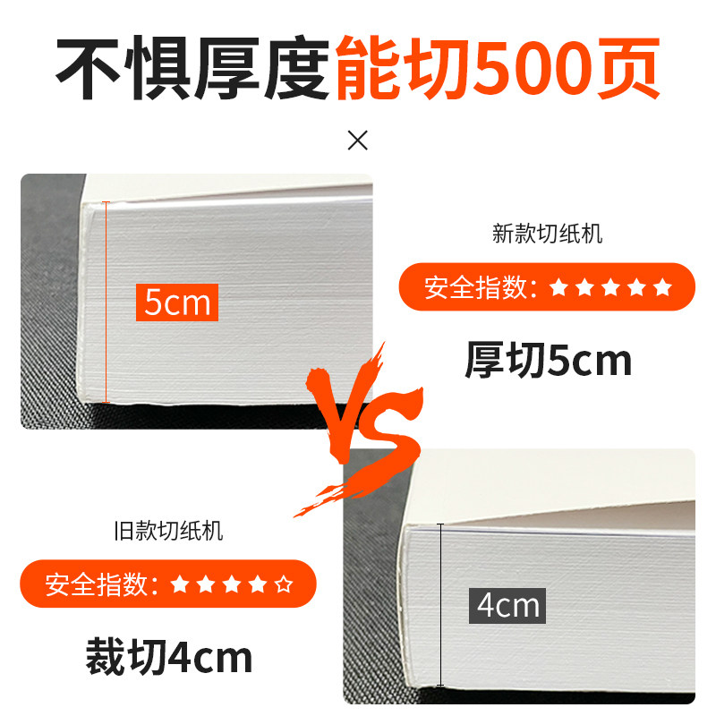云冠450VA电动切纸机厚层裁纸机图文装订配套设备全自动数控重型