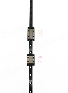 RobotDigg 打印机黑色阳极氧化导轨 滑块 MGN9 300/350/400 直线