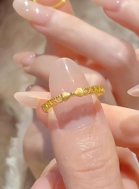 蝴蝶结新款小众设计感戒指