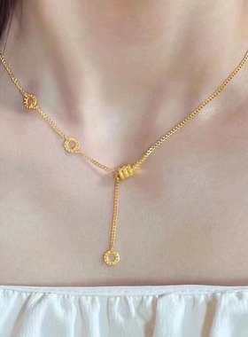 新款百搭小蛮腰项链女款