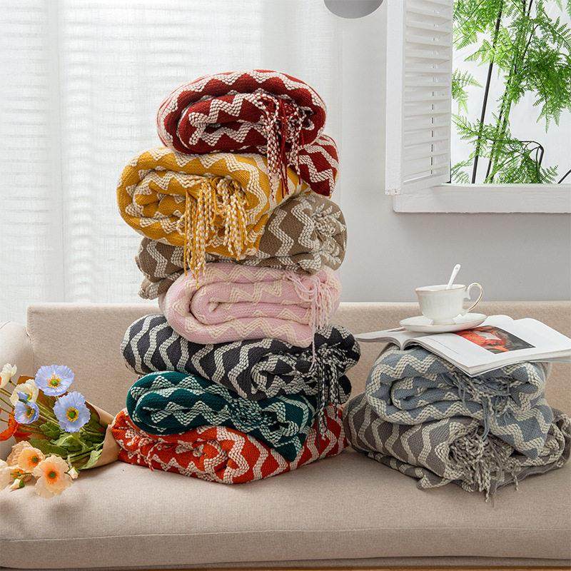 北欧柔软民宿酒店床尾巾装饰毯子沙发休闲 毯盖毯样板房搭毯搭巾,3C数码配件,USB多功能数码宝,淘宝优惠券,粉丝福利购,淘宝优惠卷
