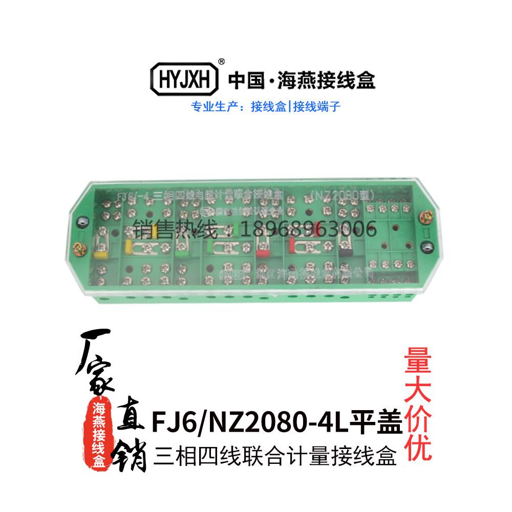 海燕FJ6/NZ2080-4L型三相四线一进二出计量接线盒一进二出南网
