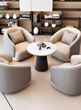 现代简约XJB布艺沙公发办区接待会客小沙大发酒店堂售楼处休息沙