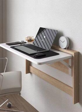 形折叠桌板实木电脑桌挂小隐户BKO型多功能儿壁童写字桌墙上书桌