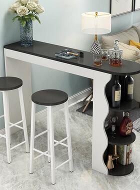 简约家小吧台隔断客厅用柜靠墙玄关长条桌小户型酒ZG-65253柜轻奢