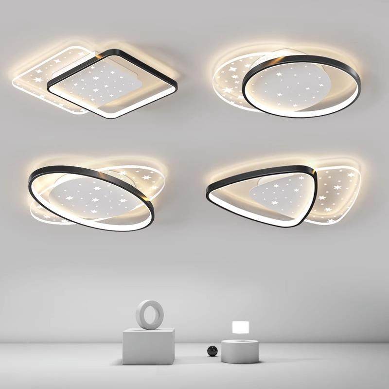 E吸顶卧室灯网红轻奢客厅灯简约现代大400气L房间台书房餐厅阳D灯