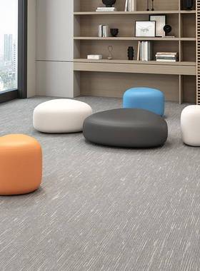 形公司服装店衣间休息等候区大凳厅异创帽意休闲布艺鹅卵MLBG009