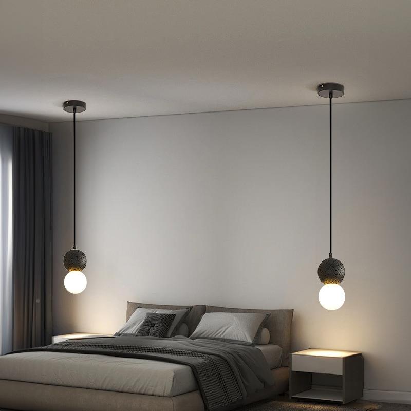 L679E意D卧室吊灯现代简约饰房间床头创意装灯客厅沙发边创餐厅吊