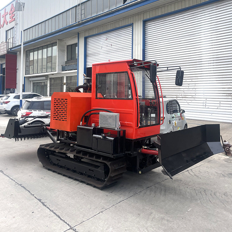 滑雪场座驾式履带压雪机碎冰