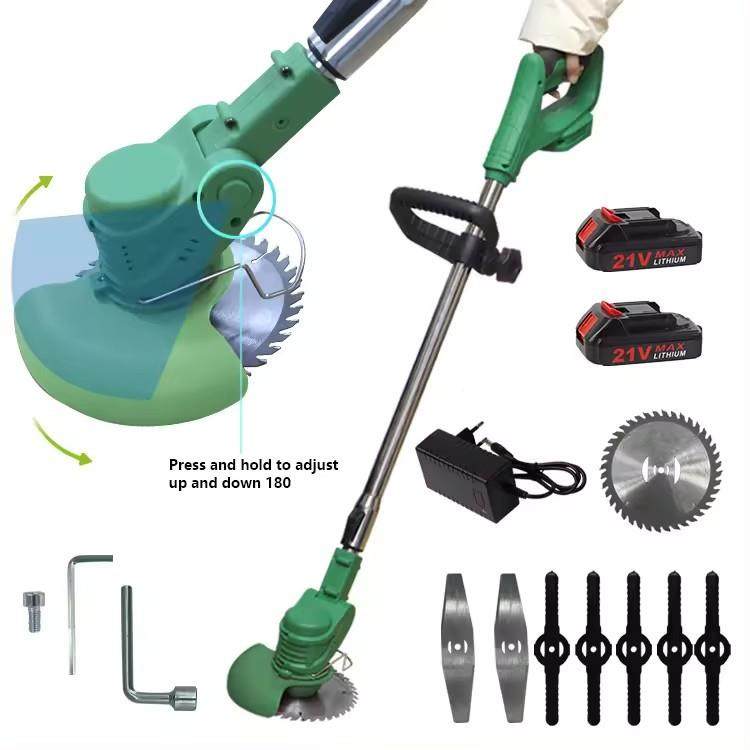 绿色电动能割草机锂电草电机多功小型FHA家用手持打农除业多功能,农机/农具/农膜,割灌机/割草机/油锯,淘宝优惠券,粉丝福利购,淘宝优惠卷