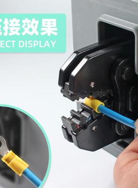 气动压线钳冷压端子0.-5PDD246352平方GNQ-0A多功2能5接线台式端