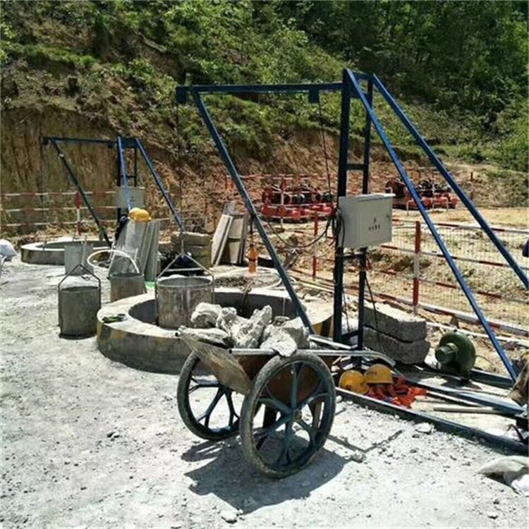 建筑工程挖孔桩哈儿吊提升机