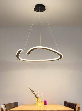 吊灯办公室le长方形吊创意长条灯铝材灯吊工作室会81052议室写字