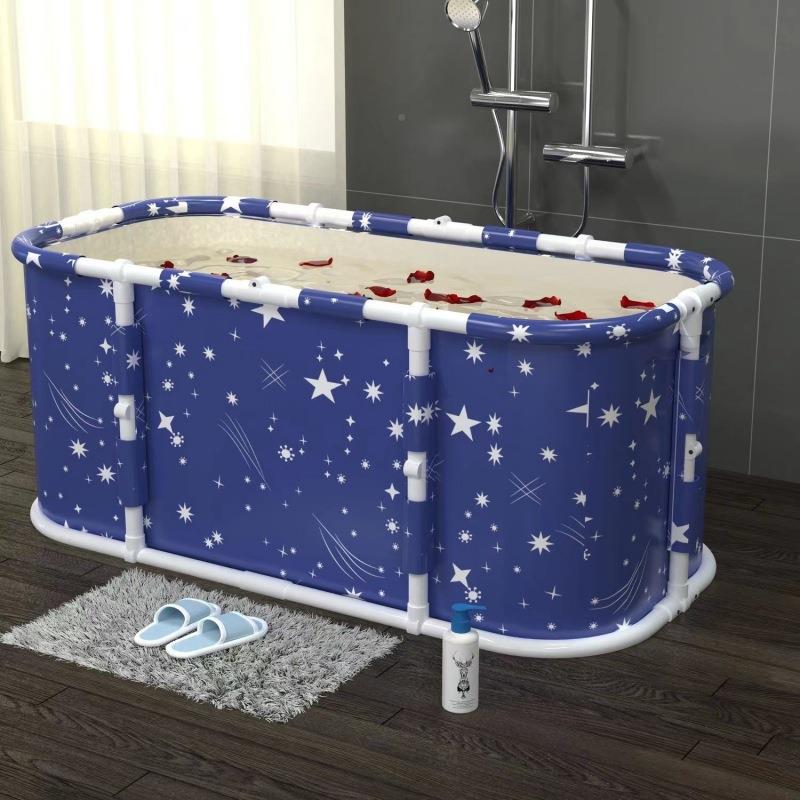 长方形泡澡桶OEY叠全身折人沐浴桶家用成澡洗桶儿童浴桶