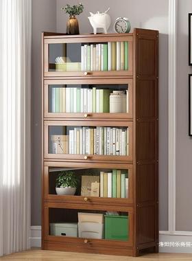 书置物架架落地书厅柜带门多层桌面儿收纳DYR童架子客简易展示储