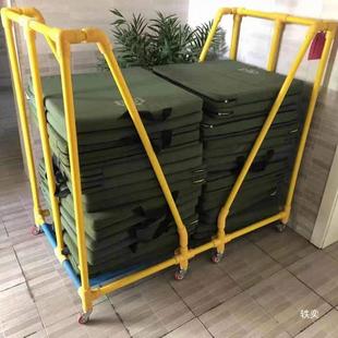 幼儿园体操具垫收纳架呼啦架子儿圈童玩移可动推车437子架户外收