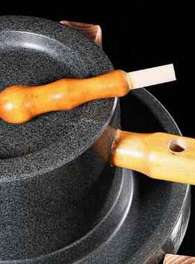 复古小石磨家用手工石磨家用磨盘小石用磨家迷石你石豆磨XYU浆豆